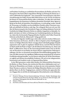 Image of the Page - 17 - in Die Kaiserin - Reich, Ritual und Dynastie