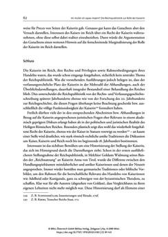 Bild der Seite - 62 - in Die Kaiserin - Reich, Ritual und Dynastie