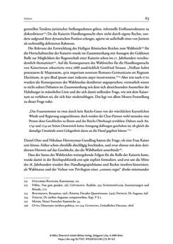 Image of the Page - 63 - in Die Kaiserin - Reich, Ritual und Dynastie