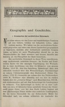 Image of the Page - 1 - in Die nordöstliche Steiermark - Eine Wanderung durch vergessene Lande