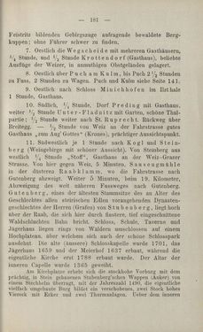 Bild der Seite - 181 - in Die nordöstliche Steiermark - Eine Wanderung durch vergessene Lande