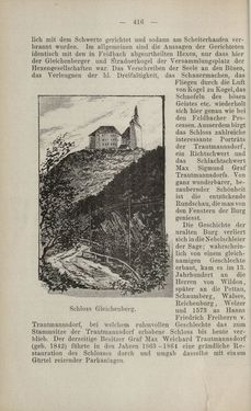 Image of the Page - 416 - in Die nordöstliche Steiermark - Eine Wanderung durch vergessene Lande