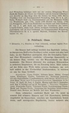 Image of the Page - 418 - in Die nordöstliche Steiermark - Eine Wanderung durch vergessene Lande