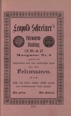 Image of the Page - XXXI - in Die nordöstliche Steiermark - Eine Wanderung durch vergessene Lande