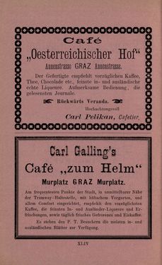 Image of the Page - XLIV - in Die nordöstliche Steiermark - Eine Wanderung durch vergessene Lande