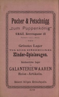 Image of the Page - XLVIII - in Die nordöstliche Steiermark - Eine Wanderung durch vergessene Lande