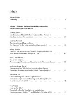 Image of the Page - (000005) - in Die Repräsentation der Habsburg-Lothringischen Dynastie in Musik, visuellen Medien und Architektur - 1618–1918