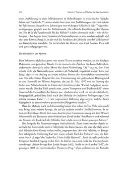 Image of the Page - 110 - in Die Repräsentation der Habsburg-Lothringischen Dynastie in Musik, visuellen Medien und Architektur - 1618–1918