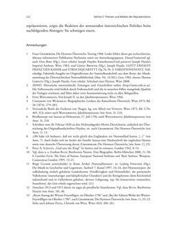 Image of the Page - 112 - in Die Repräsentation der Habsburg-Lothringischen Dynastie in Musik, visuellen Medien und Architektur - 1618–1918