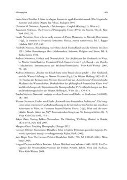 Bild der Seite - 409 - in Die Repräsentation der Habsburg-Lothringischen Dynastie in Musik, visuellen Medien und Architektur - 1618–1918