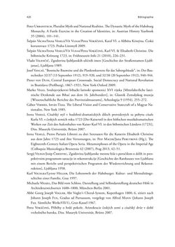 Bild der Seite - 420 - in Die Repräsentation der Habsburg-Lothringischen Dynastie in Musik, visuellen Medien und Architektur - 1618–1918