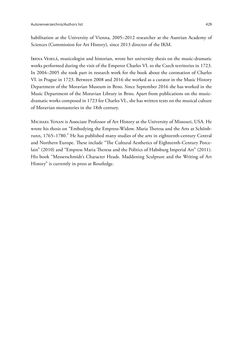 Bild der Seite - 429 - in Die Repräsentation der Habsburg-Lothringischen Dynastie in Musik, visuellen Medien und Architektur - 1618–1918