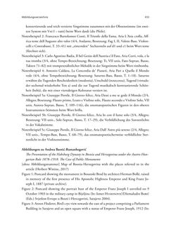 Bild der Seite - 433 - in Die Repräsentation der Habsburg-Lothringischen Dynastie in Musik, visuellen Medien und Architektur - 1618–1918