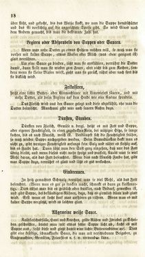 Image of the Page - 18 - in Die Süddeutsche Küche - auf ihrem gegenwärtigen Standpunkte