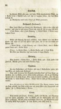 Image of the Page - 34 - in Die Süddeutsche Küche - auf ihrem gegenwärtigen Standpunkte