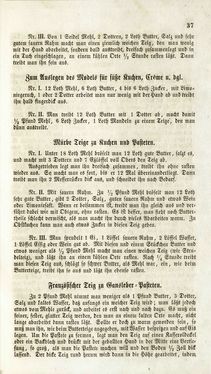 Image of the Page - 37 - in Die Süddeutsche Küche - auf ihrem gegenwärtigen Standpunkte