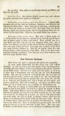 Image of the Page - 47 - in Die Süddeutsche Küche - auf ihrem gegenwärtigen Standpunkte