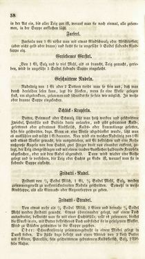 Image of the Page - 58 - in Die Süddeutsche Küche - auf ihrem gegenwärtigen Standpunkte
