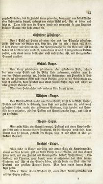 Image of the Page - 65 - in Die Süddeutsche Küche - auf ihrem gegenwärtigen Standpunkte