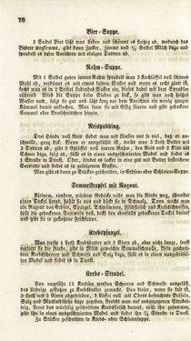 Image of the Page - 70 - in Die Süddeutsche Küche - auf ihrem gegenwärtigen Standpunkte