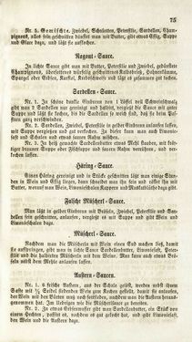 Bild der Seite - 75 - in Die Süddeutsche Küche - auf ihrem gegenwärtigen Standpunkte