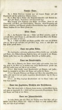 Bild der Seite - 77 - in Die Süddeutsche Küche - auf ihrem gegenwärtigen Standpunkte