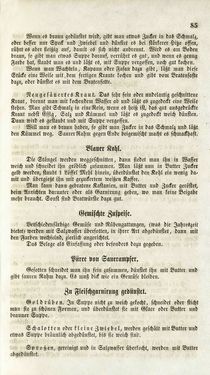 Bild der Seite - 85 - in Die Süddeutsche Küche - auf ihrem gegenwärtigen Standpunkte