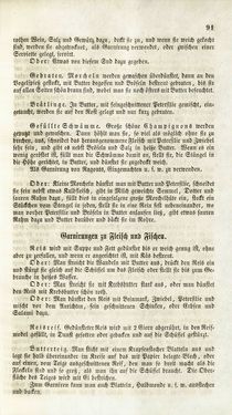 Bild der Seite - 91 - in Die Süddeutsche Küche - auf ihrem gegenwärtigen Standpunkte