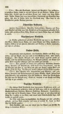 Bild der Seite - 104 - in Die Süddeutsche Küche - auf ihrem gegenwärtigen Standpunkte