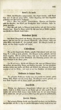 Bild der Seite - 105 - in Die Süddeutsche Küche - auf ihrem gegenwärtigen Standpunkte