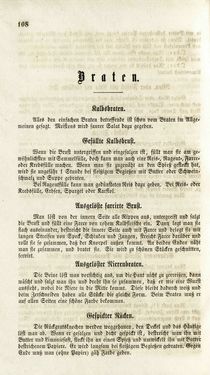 Image of the Page - 108 - in Die Süddeutsche Küche - auf ihrem gegenwärtigen Standpunkte