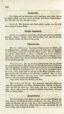 Image of the Page - 112 - in Die Süddeutsche Küche - auf ihrem gegenwärtigen Standpunkte