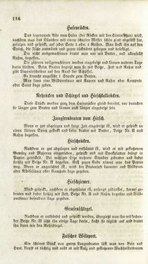 Image of the Page - 116 - in Die Süddeutsche Küche - auf ihrem gegenwärtigen Standpunkte