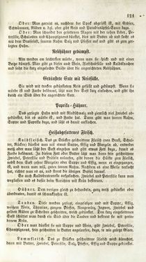 Bild der Seite - 121 - in Die Süddeutsche Küche - auf ihrem gegenwärtigen Standpunkte