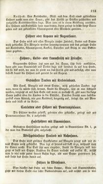 Bild der Seite - 123 - in Die Süddeutsche Küche - auf ihrem gegenwärtigen Standpunkte