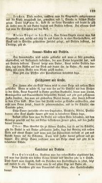 Image of the Page - 129 - in Die Süddeutsche Küche - auf ihrem gegenwärtigen Standpunkte