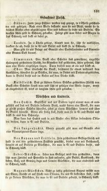 Image of the Page - 131 - in Die Süddeutsche Küche - auf ihrem gegenwärtigen Standpunkte