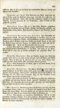 Image of the Page - 141 - in Die Süddeutsche Küche - auf ihrem gegenwärtigen Standpunkte