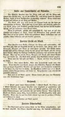 Bild der Seite - 153 - in Die Süddeutsche Küche - auf ihrem gegenwärtigen Standpunkte