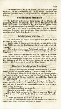 Bild der Seite - 159 - in Die Süddeutsche Küche - auf ihrem gegenwärtigen Standpunkte