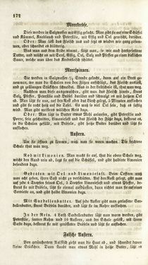 Bild der Seite - 172 - in Die Süddeutsche Küche - auf ihrem gegenwärtigen Standpunkte