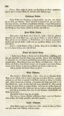 Image of the Page - 184 - in Die Süddeutsche Küche - auf ihrem gegenwärtigen Standpunkte