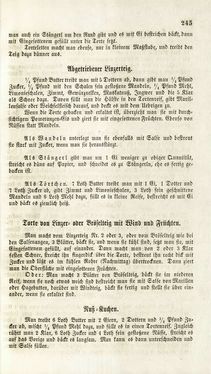 Bild der Seite - 245 - in Die Süddeutsche Küche - auf ihrem gegenwärtigen Standpunkte