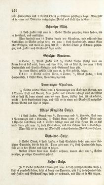 Image of the Page - 276 - in Die Süddeutsche Küche - auf ihrem gegenwärtigen Standpunkte