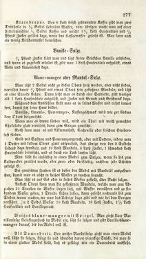 Image of the Page - 277 - in Die Süddeutsche Küche - auf ihrem gegenwärtigen Standpunkte