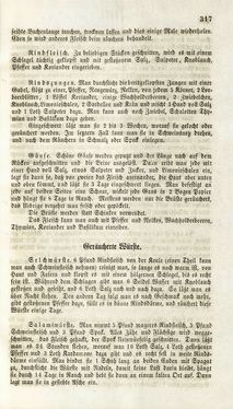 Image of the Page - 317 - in Die Süddeutsche Küche - auf ihrem gegenwärtigen Standpunkte