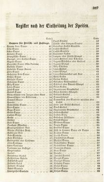 Image of the Page - 327 - in Die Süddeutsche Küche - auf ihrem gegenwärtigen Standpunkte