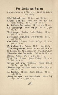 Image of the Page - (00000002) - in Die Waffen nieder! - Eine Lebensgeschichte von Bertha von Suttner, Volume 1