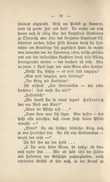 Bild der Seite - 18 - in Die Waffen nieder! - Eine Lebensgeschichte von Bertha von Suttner, Band 1