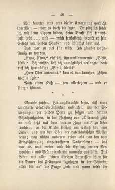 Bild der Seite - 40 - in Die Waffen nieder! - Eine Lebensgeschichte von Bertha von Suttner, Band 1